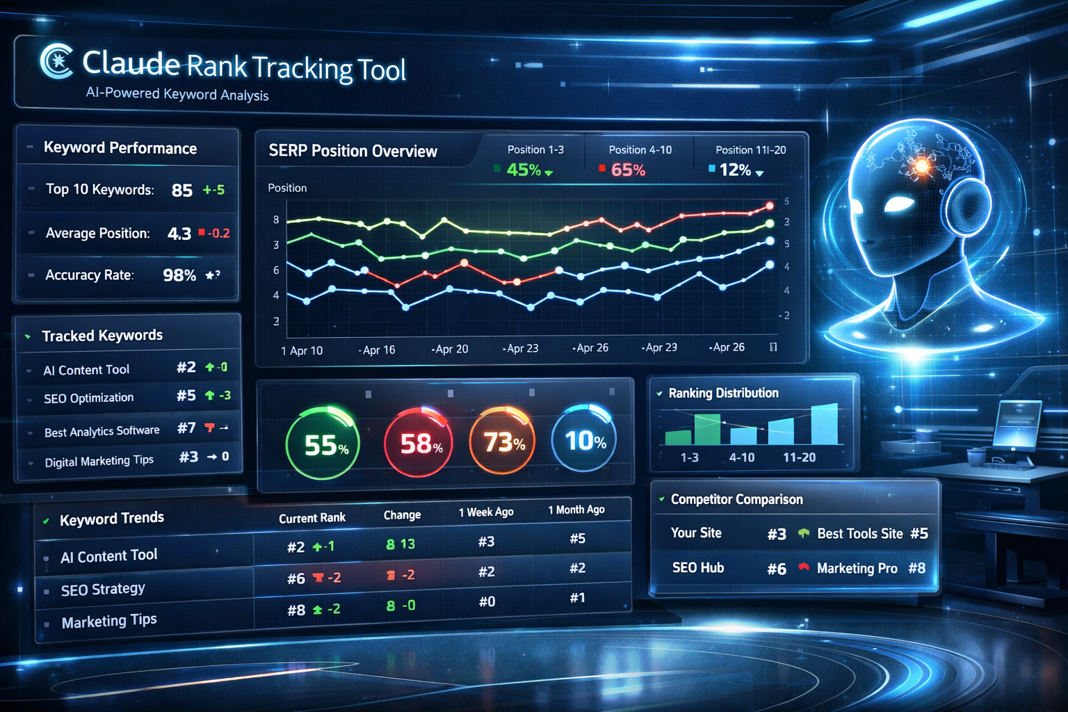 Claude Rank Tracking Tool
