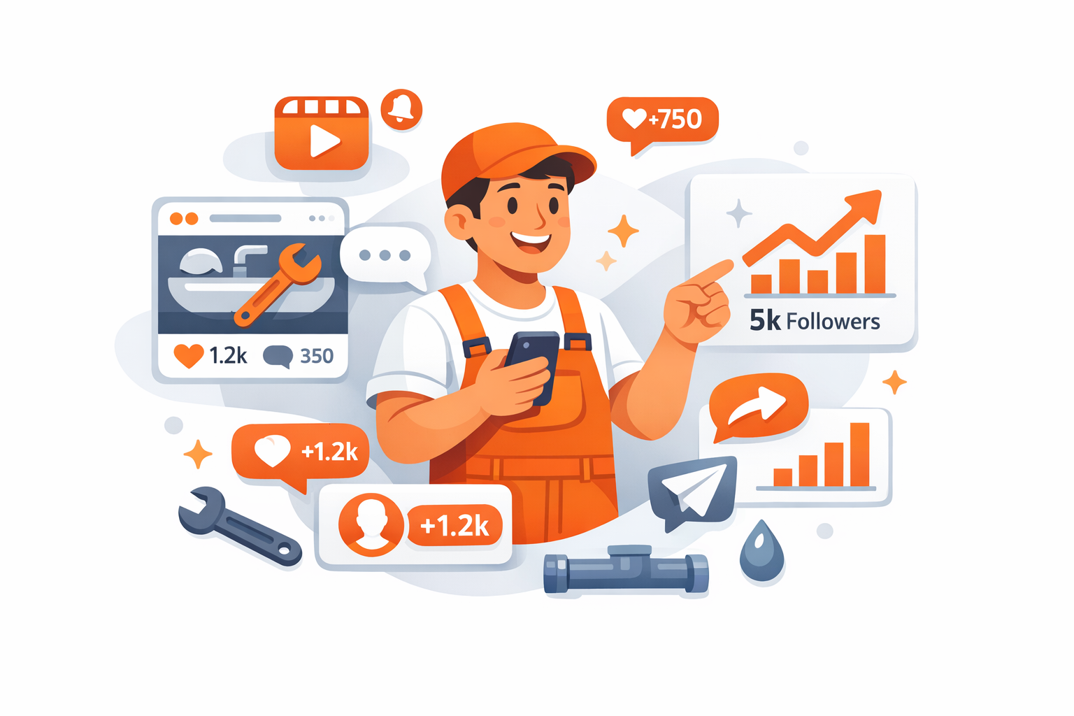 Plumber Social Media Marketing