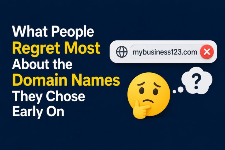 Regret About Choosing Domain Names